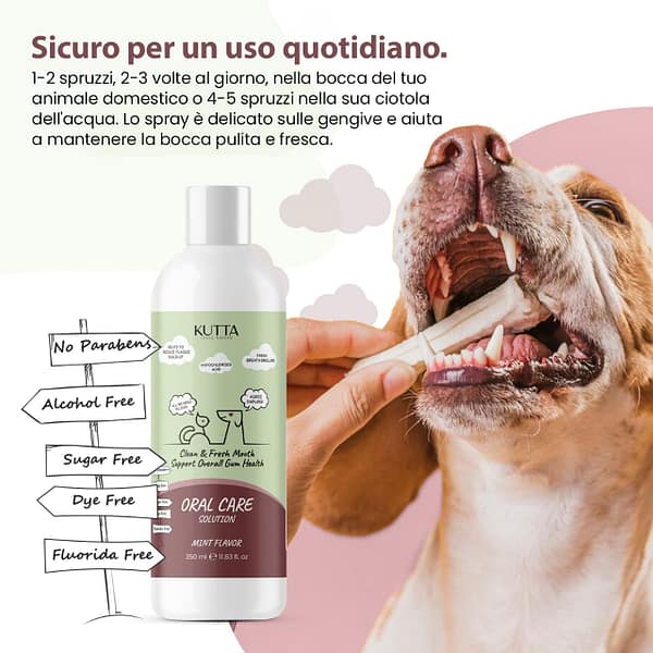 Spray Igiene orale per cani e gatti. 350 ml. - immagine 4