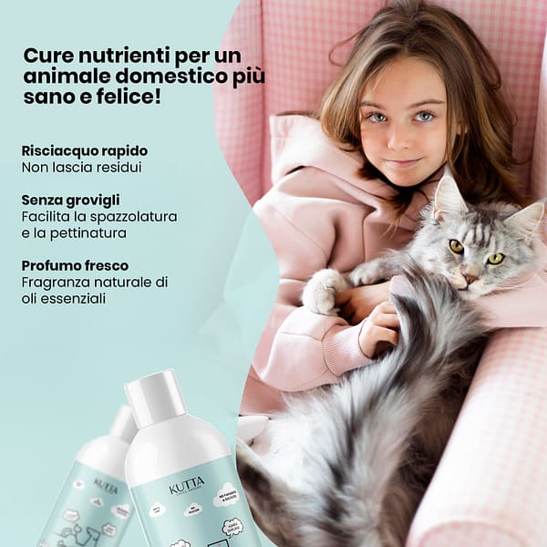 Shampoo per cuccioli di cane con pelle sensibile e delicata. 350 ml. - immagine 5
